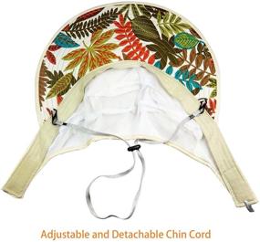 img 2 attached to HINDAWI Women's Wide Brim Sun Hat - UV Protection Floppy Beach Cap Packable Visor