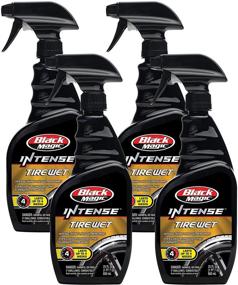 img 3 attached to 🚗 Black Magic 120080 Intense Tire Wet, 23 oz. (Set of 4)