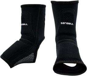 img 3 attached to 🥊 Enhance Your Performance with Sanabul Essential Striking Gel Ankle Guard for MMA Muay Thai Kick Boxing (Pair)