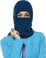 🧣 achiou winter balaclava fleece hood ski mask: ultra-warm face cover for women, kids, and cold weather logo