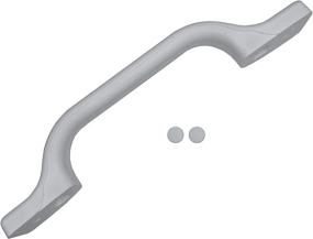 img 1 attached to Premium OEM Replacement: Automotive Authority Plastic Grab Handle for RV, Trailer, Camper, Motor Home, Cargo Trailer, Boat - Entry Door Assist Bar (White)