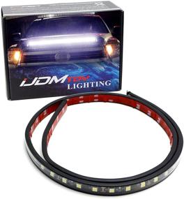 img 4 attached to 🚗 Xenon White 63-SMD LED Hood Bulge Accent Lighting Strip - Enhanced Compatibility for 2014-2021 Toyota Tundra by iJDMTOY