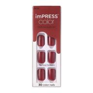 kiss impress color press manicure logo