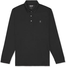 img 1 attached to IZOD Sleeve Tournament Peacoat Medium Men's Clothing in Shirts