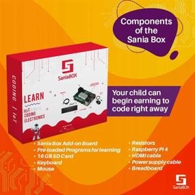 img 3 attached to 📦 Sania Box: Interactive Coding Kit for Kids - Embedded Computer Building Experience with IoT, Electronics, and Pre-Installed Python Programs - Suitable for Ages 8 and Up