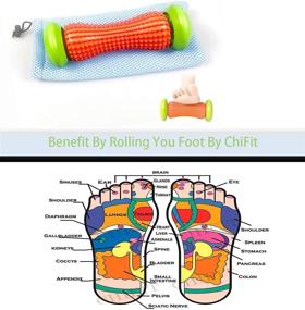 img 1 attached to 🦶 ChiFIT Reflexology Foot Massager Tool for Plantar Fasciitis Relief, Diabetic Neuropathy, Acupressure Trigger Point Therapy, Heel Arch Arthritis