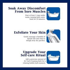 img 1 attached to 🛁 Combo Pack: Dr. Teal's Lavender Epsom Salt Soaking Solution and Foaming Bath with Pure Epsom Salt for Enhanced Relaxation