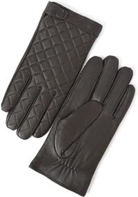 img 4 attached to YISEVEN Goatskin Fashion Touchscreen Technology Men's Accessories