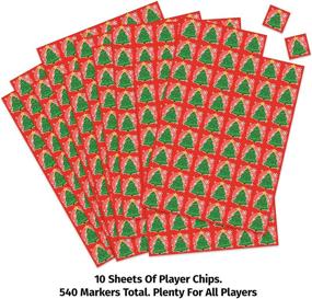 img 1 attached to 🎄 Christmas Bingo Game for Kids, Adults, and Large Groups - 30 Players - Xmas Winter Holiday Bingo Cards Indoor Home Activities - Christmas Games for Family & Kids Party Supplies