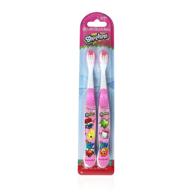 🖌️ набор зубных щеток colorful brush buddies shopkins - улучшение ухода за зубами с набором из 2 штук логотип