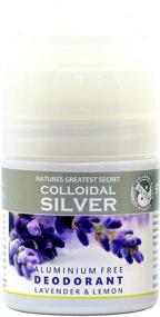 img 1 attached to 🍋 Natures Greatest Secret: Aluminium-Free Lemon Deodorant, Lavender 50 g with Nature's Colloidal Silver