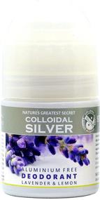 img 2 attached to 🍋 Natures Greatest Secret: Aluminium-Free Lemon Deodorant, Lavender 50 g with Nature's Colloidal Silver