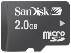 img 2 attached to SanDisk 2GB MicroSD / TransFlash Card with SD Adapter for camcorders