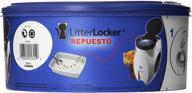 🐱 litter locker refill cartridge 5 pk: odor-free disposal solution for clean & convenient cat waste management logo