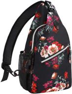 mosiso backpack multipurpose crossbody cottonrose logo