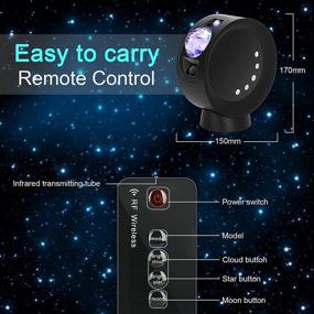 img 1 attached to 🌌 LitEnergy LED Sky Projector Light: Transform Your Gaming Room, Home Theater, Bedroom with Galaxy Lighting and Nebula Star Night Lamp!