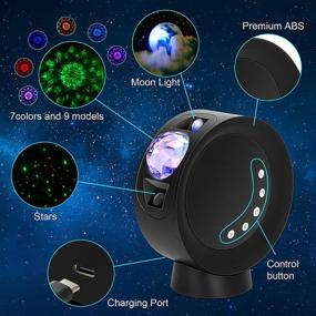 img 2 attached to 🌌 LitEnergy LED Sky Projector Light: Transform Your Gaming Room, Home Theater, Bedroom with Galaxy Lighting and Nebula Star Night Lamp!