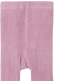 img 1 attached to Set of 4 Baby Toddler Girls Cotton Cable Knit Tights Pantyhose with Bow-knot Embellishment - Leggings Stocking Pants