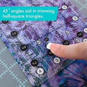 img 3 attached to 🧵 Creative Grids Quilt Ruler 4-1/2in x 8-1/2in - CGR48: The Perfect Quilting Tool for Precision and Creativity