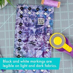 img 2 attached to 🧵 Creative Grids Quilt Ruler 4-1/2in x 8-1/2in - CGR48: The Perfect Quilting Tool for Precision and Creativity