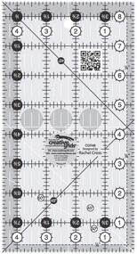 img 4 attached to 🧵 Creative Grids Quilt Ruler 4-1/2in x 8-1/2in - CGR48: The Perfect Quilting Tool for Precision and Creativity