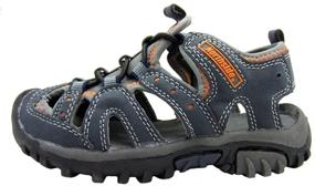 img 1 attached to 🌄 Boys' Outdoor Sandals in Little Orange by Northside - Closed Toe Shoes