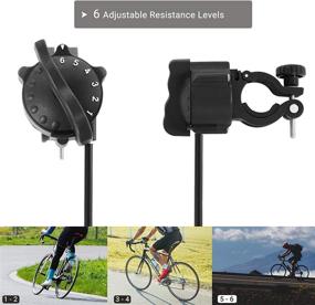 img 3 attached to 🚴 SONGMICS Indoor Bike Trainer Stand - Noise Reduction, Stable Curvy Frame USBT01B