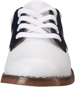 img 3 attached to FOOTMATES Lace Up Custom Fit Non Marking Outsoles Girls' Shoes: Stylish, Comfortable, and Floor Safe!