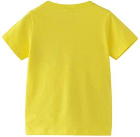 img 2 attached to 👕 Boys' Clothing - Little Sleeve Tshirt with Cartoon Graphic