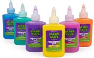 🔮 maddie rae's opaque slime making glue - (6) 4oz bottles, assorted colors, fast shipping - non-toxic, school-grade formula, ideal for slime making kit supplies, crafts logo