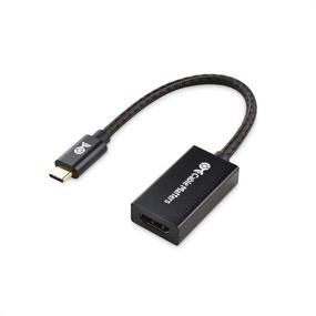 img 4 attached to 🔌 Матовый черный алюминиевый USB C к HDMI адаптер 4K для Surface Pro 7 и выше - Улучшенная поддержка 4K 60Гц, 2K 144Гц, HDR и других функций.