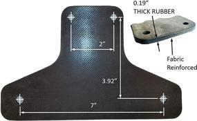 img 2 attached to 🚚 SurePlate TM Rubber License Plate Holder Bracket: Secure and Economical Trailer/Truck EM16002