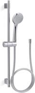 kohler awaken multi-function handshower with slide bar kit, polished chrome, 27.50 x 3.75 x 2.50 inches logo