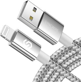 img 4 attached to Syncwire Braided Cable - 1 Pack - Silver