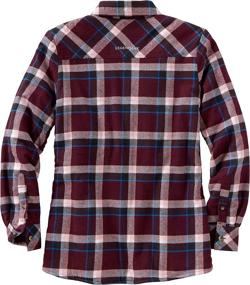 img 3 attached to 👚 Open Country Plaid Shirt Jacket for Women by Legendary Whitetails