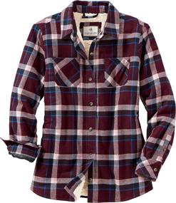 img 4 attached to 👚 Open Country Plaid Shirt Jacket for Women by Legendary Whitetails