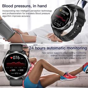 img 3 attached to 💪 Ultimate Fitness Companion: Smart Watch Pedometer Heart Rate Calorie Counter Sleep Tracker Blood Pressure Step Counter Waterproof Bluetooth Wristwatch for Men and Women