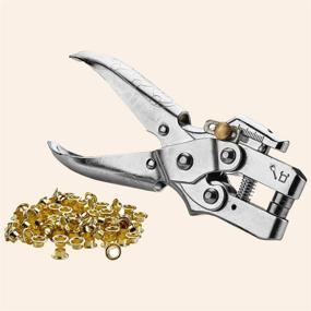 img 2 attached to Eyelet Grommet Pliers Setting Setter Crafting