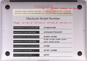 img 3 attached to Кейс для ноутбука KSK KAISHEK для старого MacBook Pro 13 дюймов (выпущен в 2012-2015 годах)