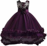 👸 dreamhigh beautiful girls' princess evening party long tailing dress - perfect for seo logo