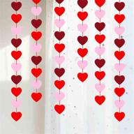 banner valentines decorations felt garland decorations logo