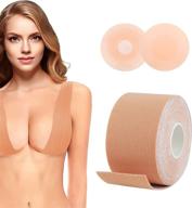 boob tape & silicone covers for breast lift | waterproof & comfortable | invisible under clothing | a-g cup sizes | refun boobytape for large breasts логотип