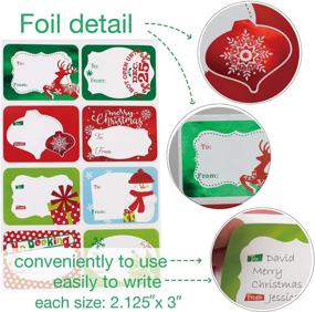 img 2 attached to Christmas Sticker Pack - 80 Jumbo Designs for Festive Celebrations