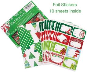 img 3 attached to Christmas Sticker Pack - 80 Jumbo Designs for Festive Celebrations