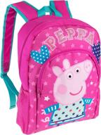 🐷 adorable peppa pig girls backpack: stylish and functional for little ones logo