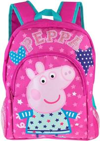 img 3 attached to 🐷 Adorable Peppa Pig Girls Backpack: Stylish and Functional for Little Ones