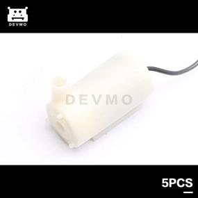 img 2 attached to 💧 DEVMO 5PCS Mini Brushless Motor Submersible Water Pump - Ultra-Quiet, 120L/H, DC 3-6V