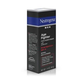 img 3 attached to 🧴 Triple Value Bundle: Neutrogena Men Age Fighter Face Moisturizer SPF 15 - Pack of 3, 1.4 Ounce each!