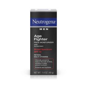 img 4 attached to 🧴 Triple Value Bundle: Neutrogena Men Age Fighter Face Moisturizer SPF 15 - Pack of 3, 1.4 Ounce each!