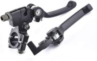 🏍️ high-quality folding clutch lever with perch + brake lever replacement for 110 125cc 7/8" handle bar xr dirt pit bike logo